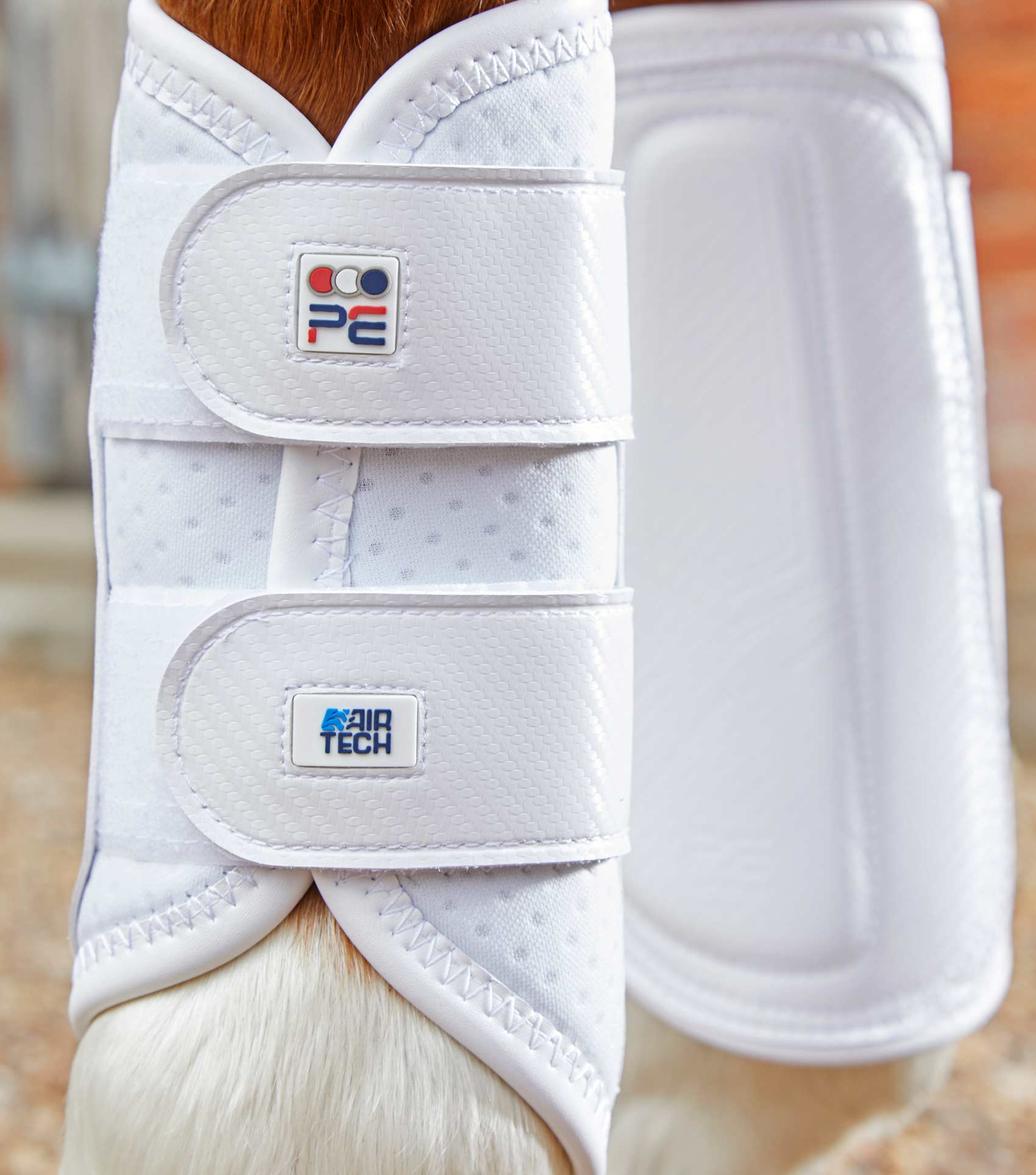 Guêtres pour cheval Premier Equine Air-Tech - Blanc - L Guêtres pour cheval Premier Equine Air-Tech - Blanc - L