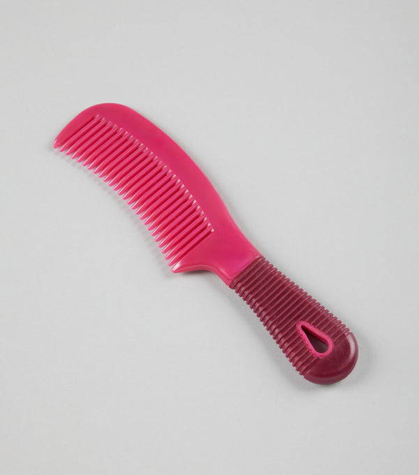 Plastic Mane Comb with Handle - Large