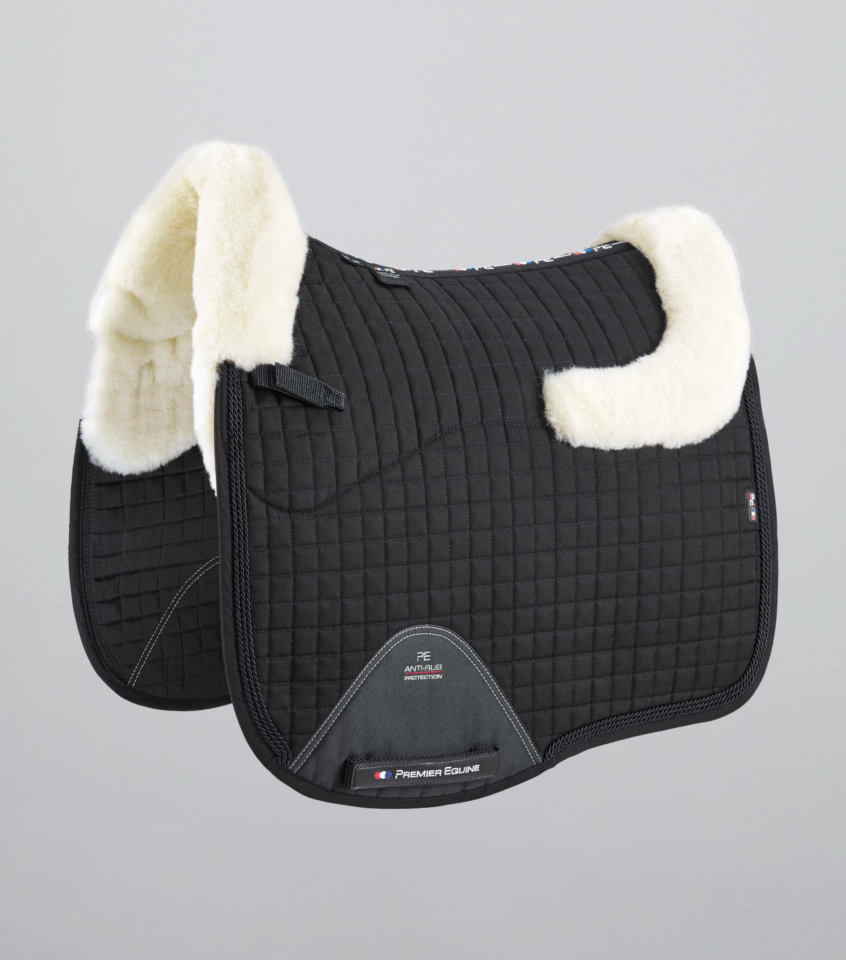 Demi-tampon En Laine Mérinos Premier Equine – Rouge – Pour Cheval