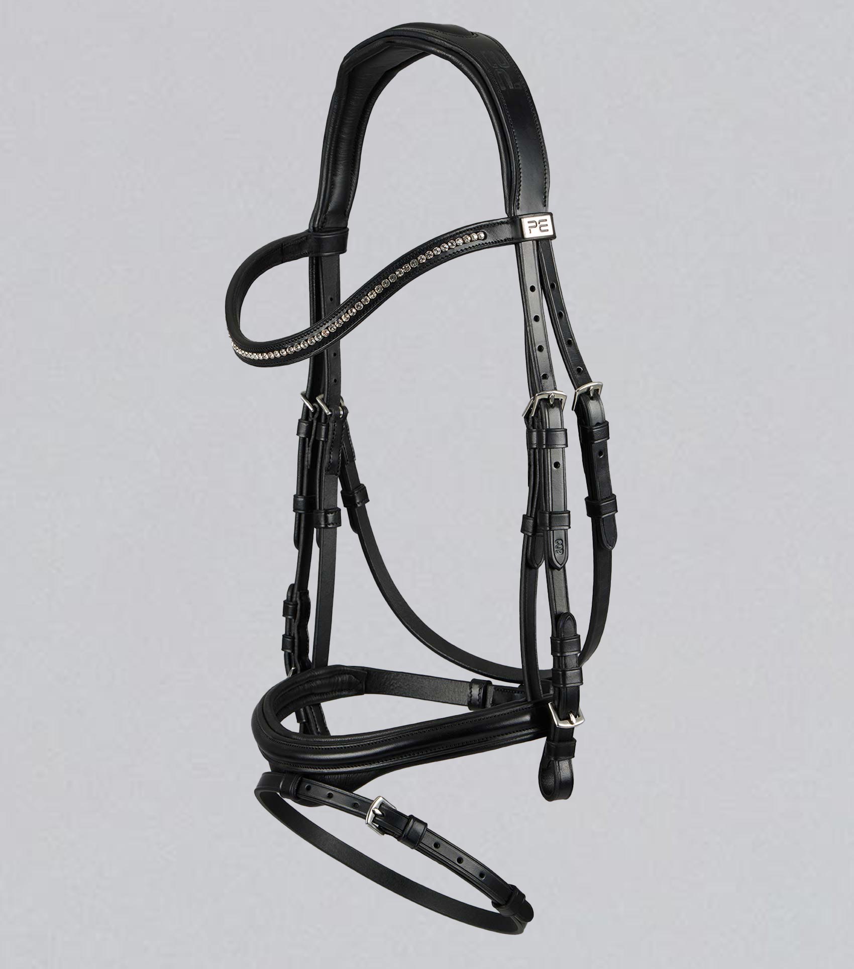 Rivere Snaffle Bridle Black Premier Equine Int. Ltd.