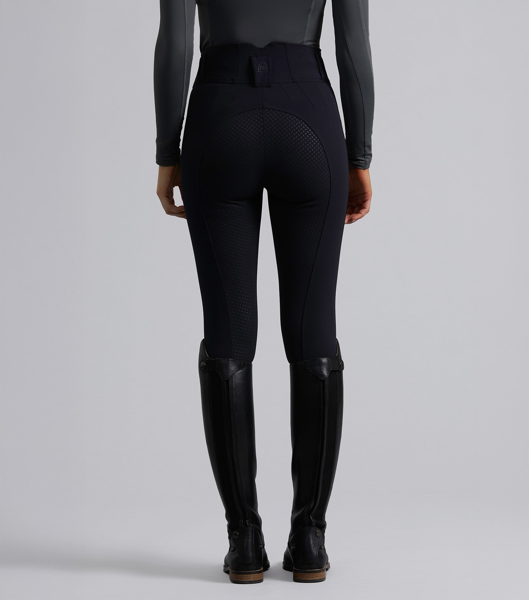 Sophia Ladies Full Seat High Waist Riding Breeches Black