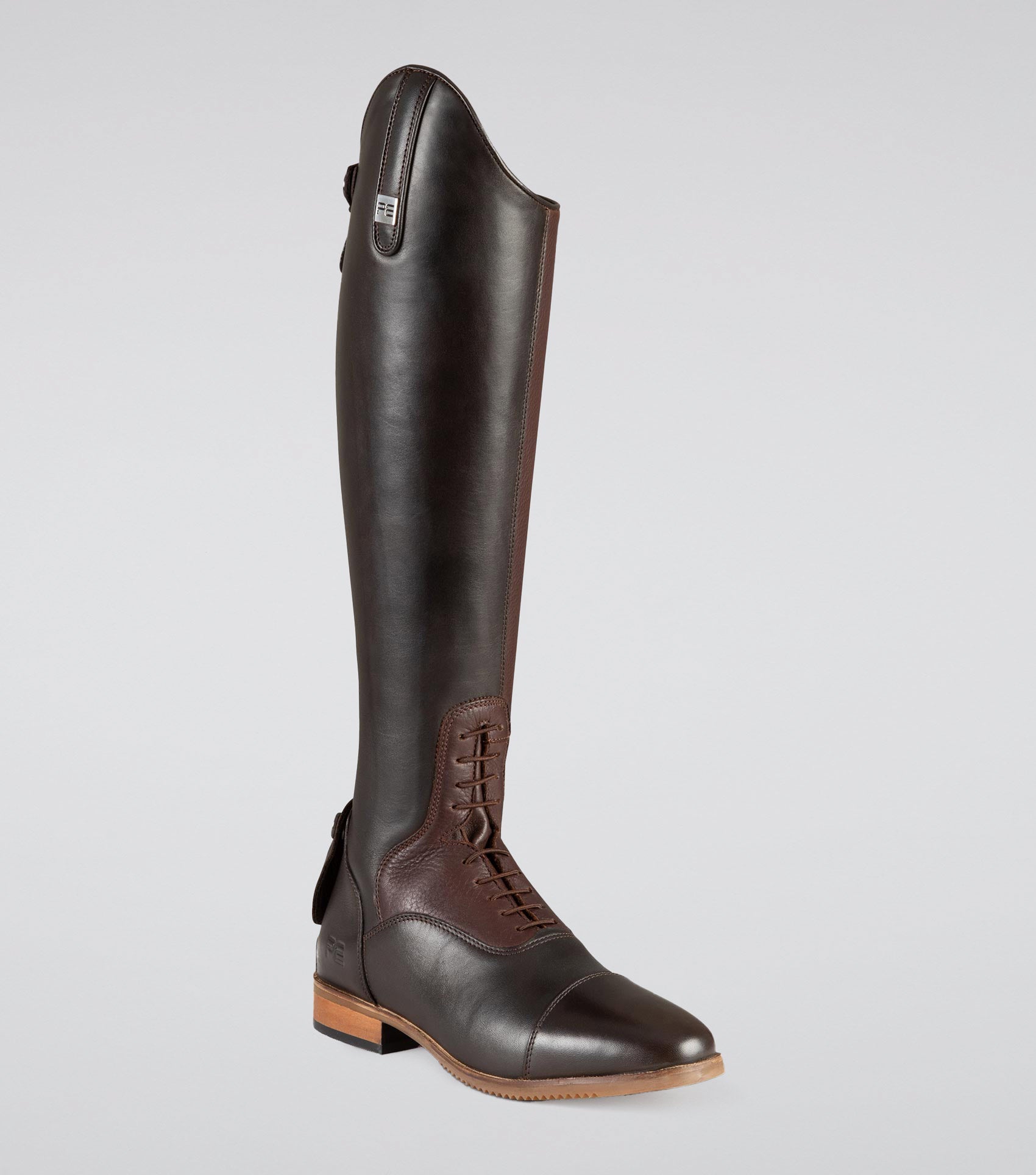 Bilancio Ladies Leather Field Tall Riding Boot Brown Premier Equine Int. Ltd