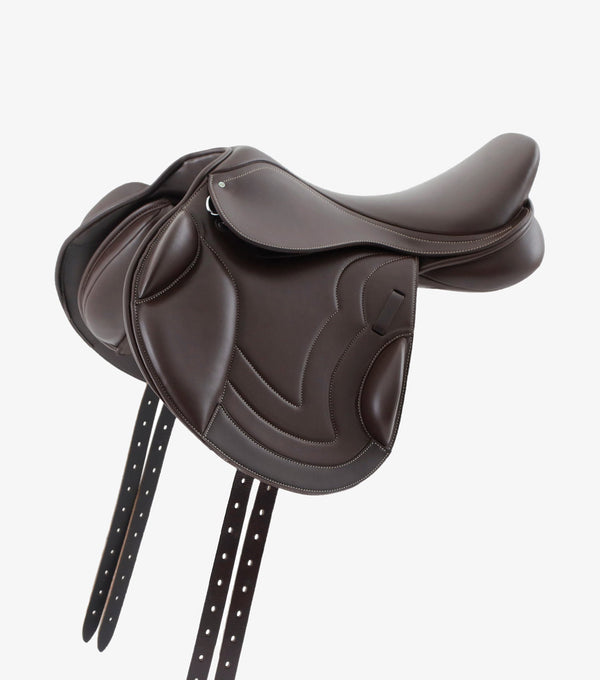 EX DEMO - Bordeaux Synthetic Mono Flap Cross Country Saddle