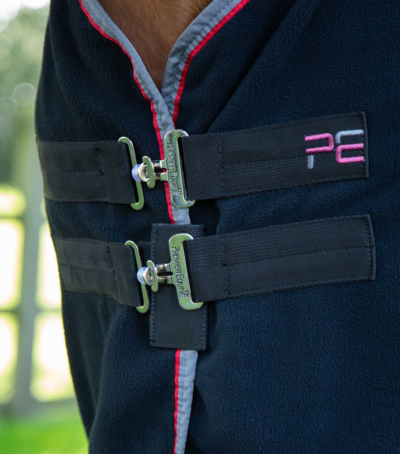 Asure Fleece Cooler Rug Black Premier Equine Int. Ltd.