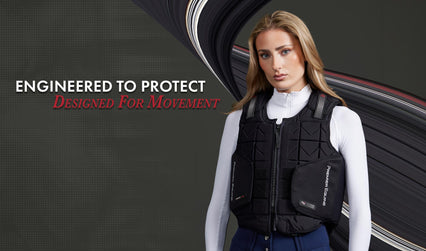 Rider wearing a Premier Equine Action Flex Body Protector
