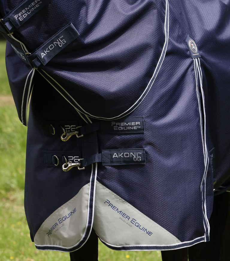 Akoni 0g Turnout Rug with Classic Neck Cover