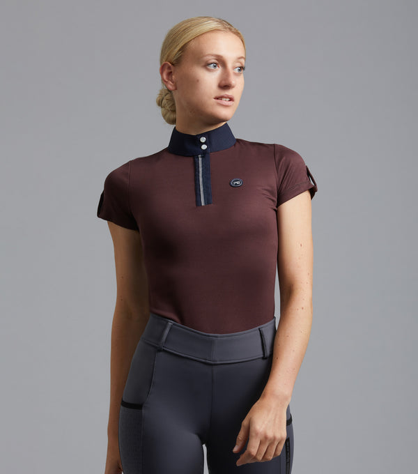 Amia Ladies Technical Short Sleeved Riding Top