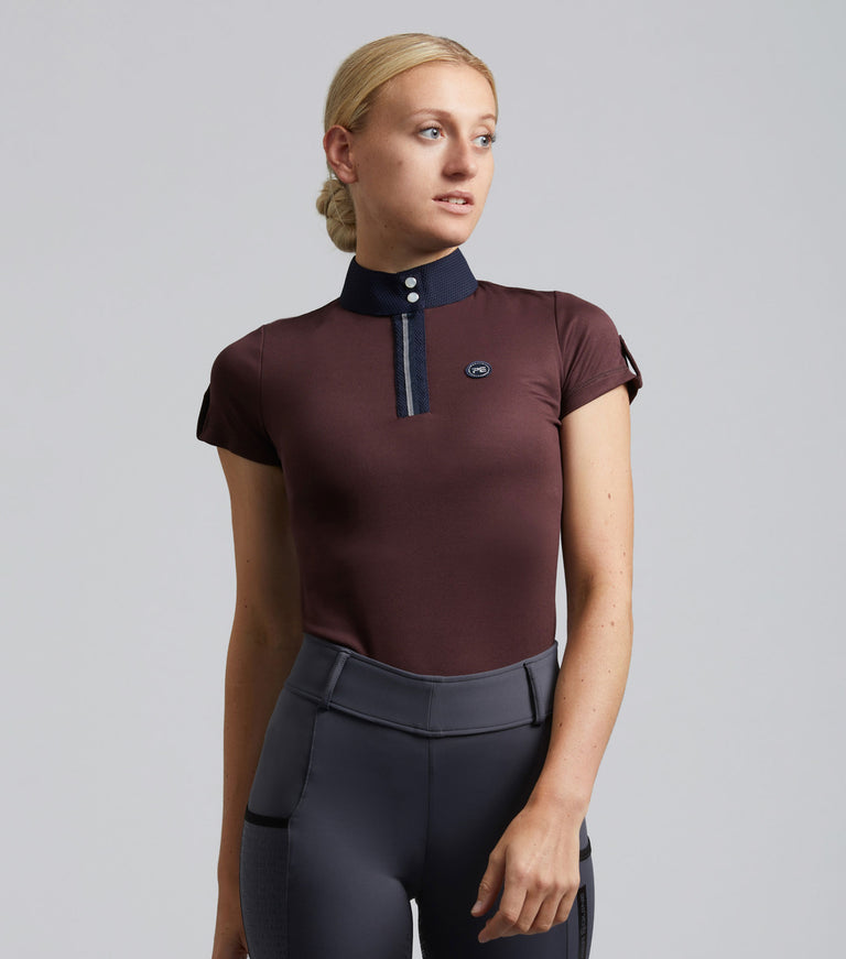 Amia Ladies Technical Short Sleeved Riding Top