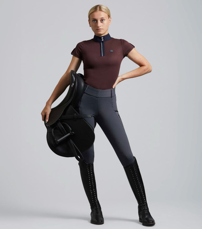 Amia Ladies Technical Short Sleeved Riding Top