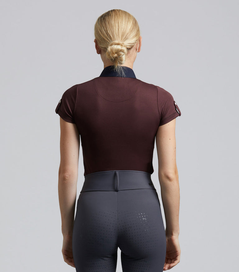 Amia Ladies Technical Short Sleeved Riding Top