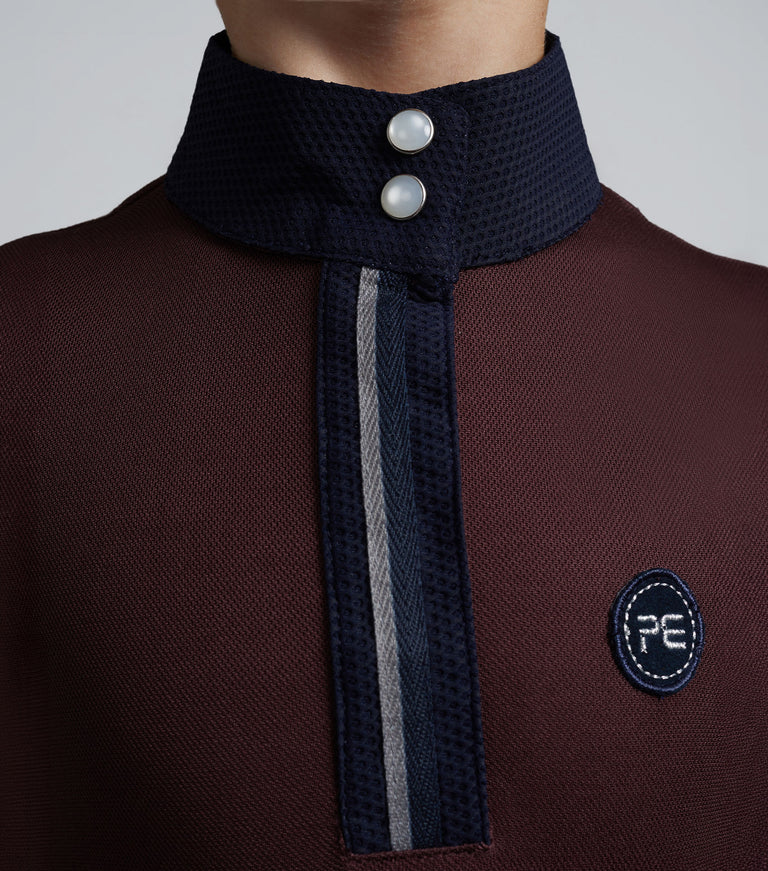 Mini Amia Girl's Technical Short Sleeve Riding Top