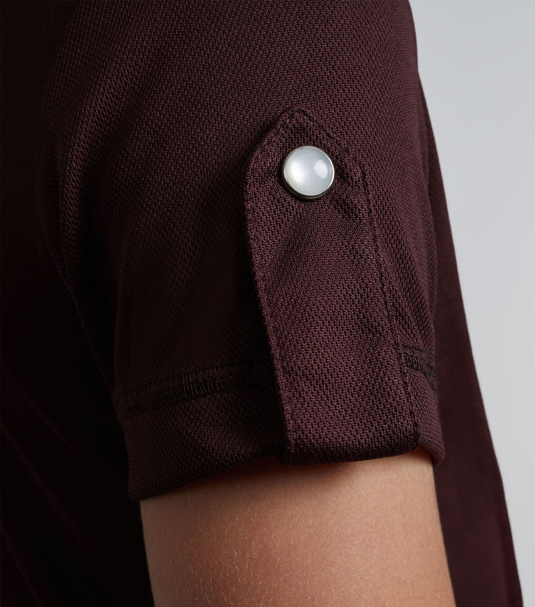 Mini Amia Girl's Technical Short Sleeve Riding Top