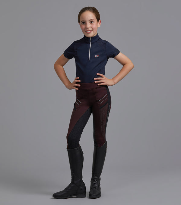 Astrid Girls Full Seat Gel Pull On Riding Tights