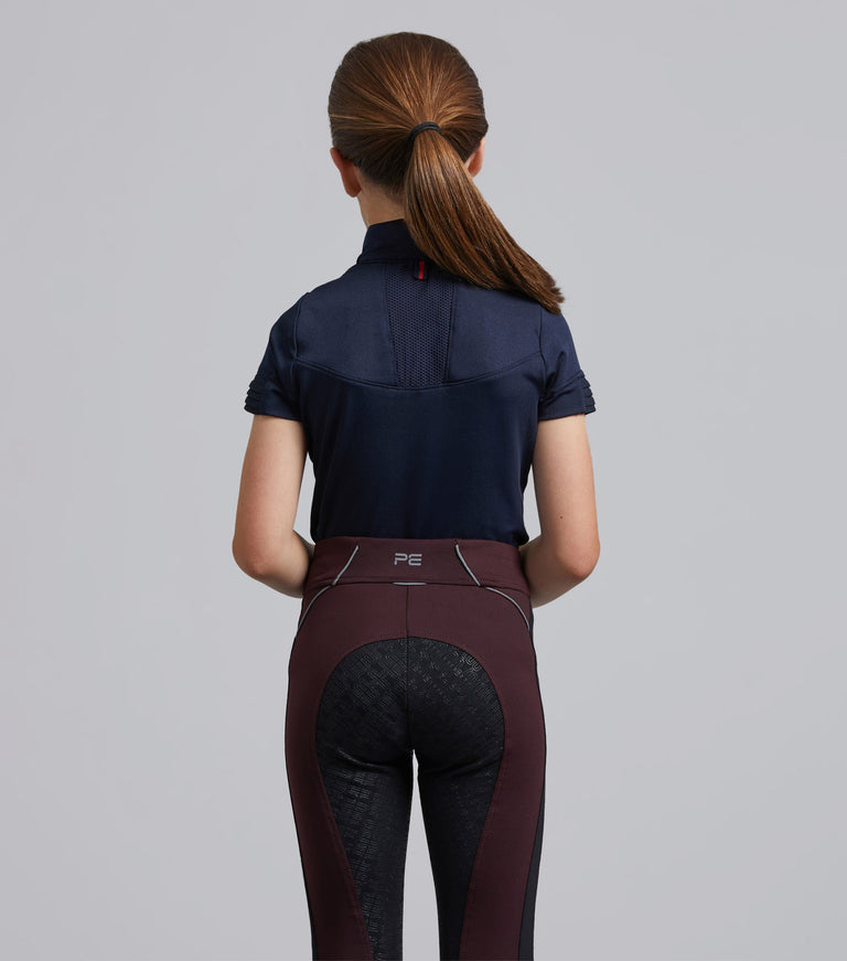 Astrid Girls Full Seat Gel Pull On Riding Tights