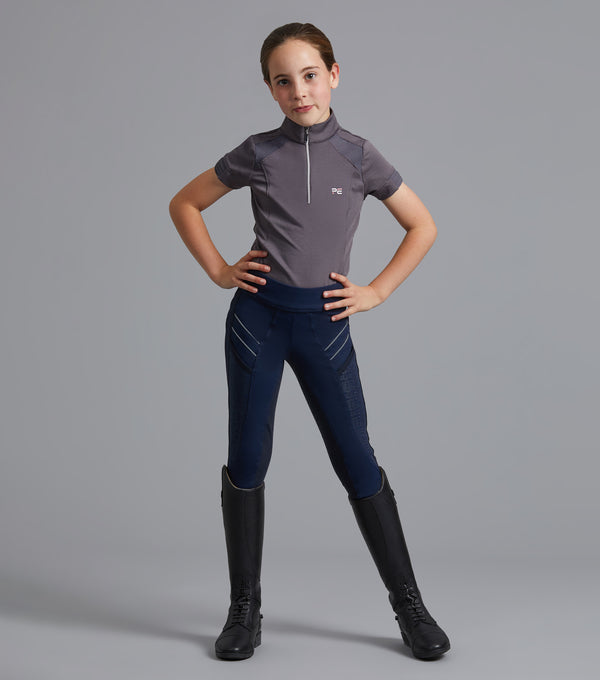 Astrid Girls Full Seat Gel Pull On Riding Tights