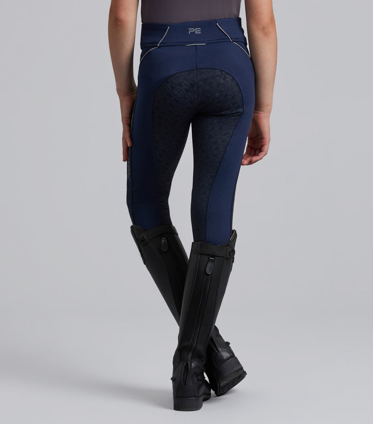 Astrid Girls Full Seat Gel Pull On Riding Tights