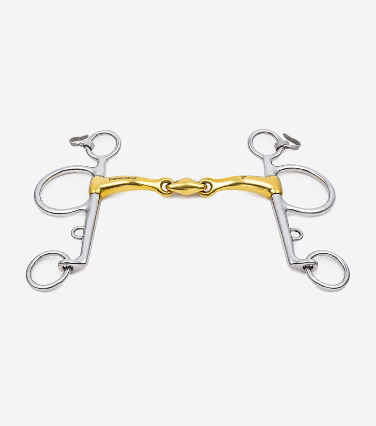 aurion pelham long curb double jointed with lozenge