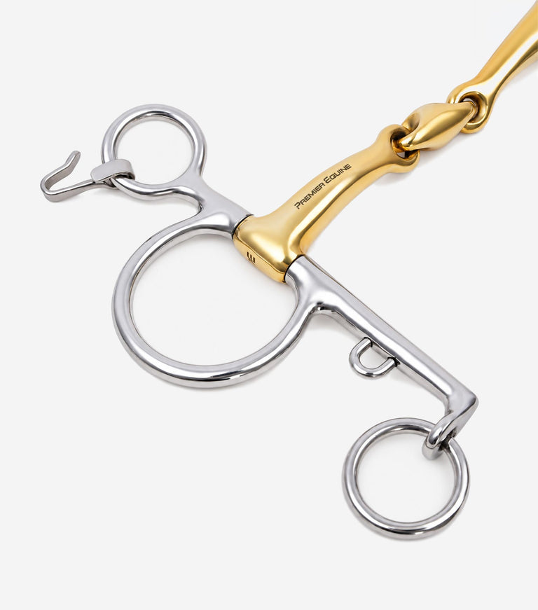 aurion pelham long curb double jointed with lozenge