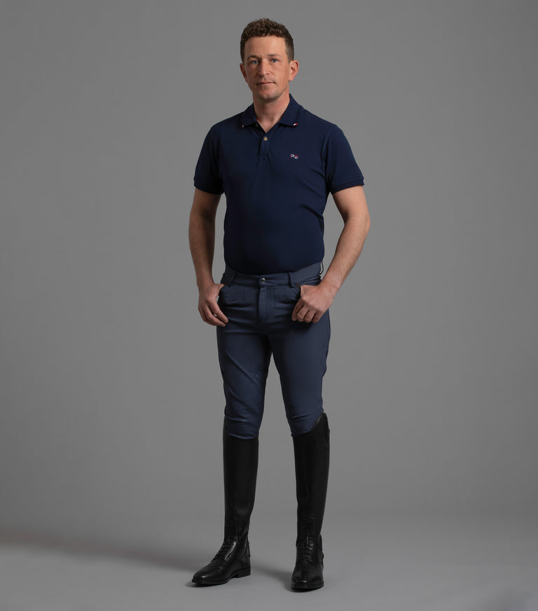 Barusso Men's Gel Knee Breeches - Navy – Premier Equine Int. Ltd.