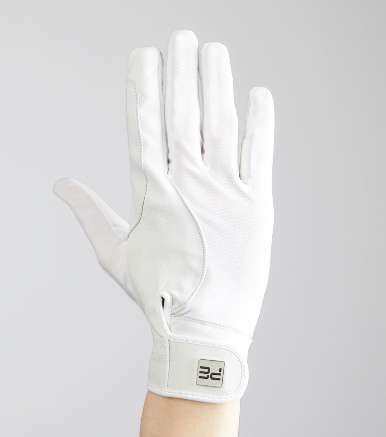 Bordoni Leather Mesh Riding Gloves