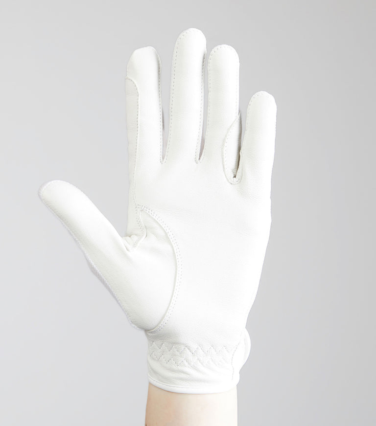 Bordoni Leather Mesh Riding Gloves