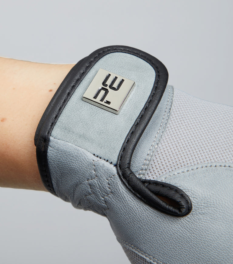 Bordoni Leather Mesh Riding Gloves