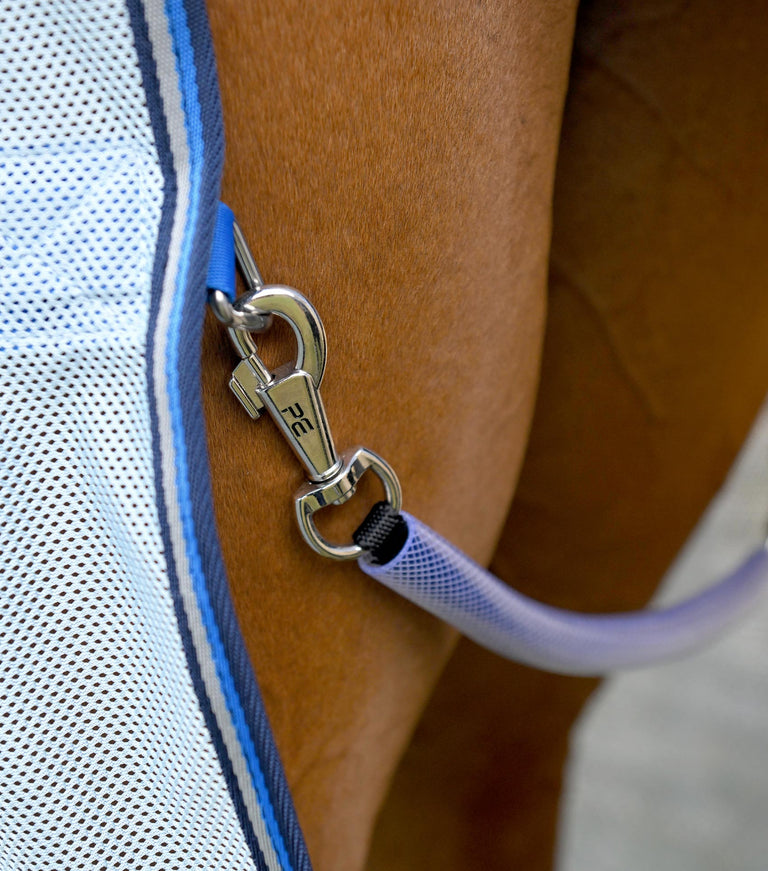 Bug Buster Fly Rug with Detachable Neck and Belly Flap Blue