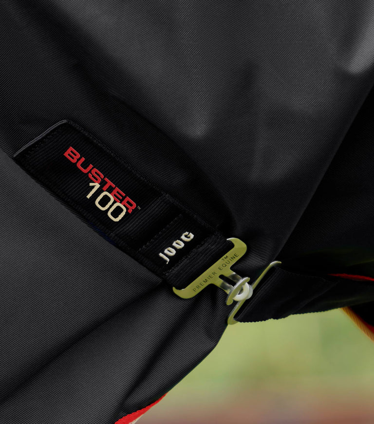 Buster 100g Turnout Rug with Snug-Fit Neck Cover – Premier Equine Int. Ltd.