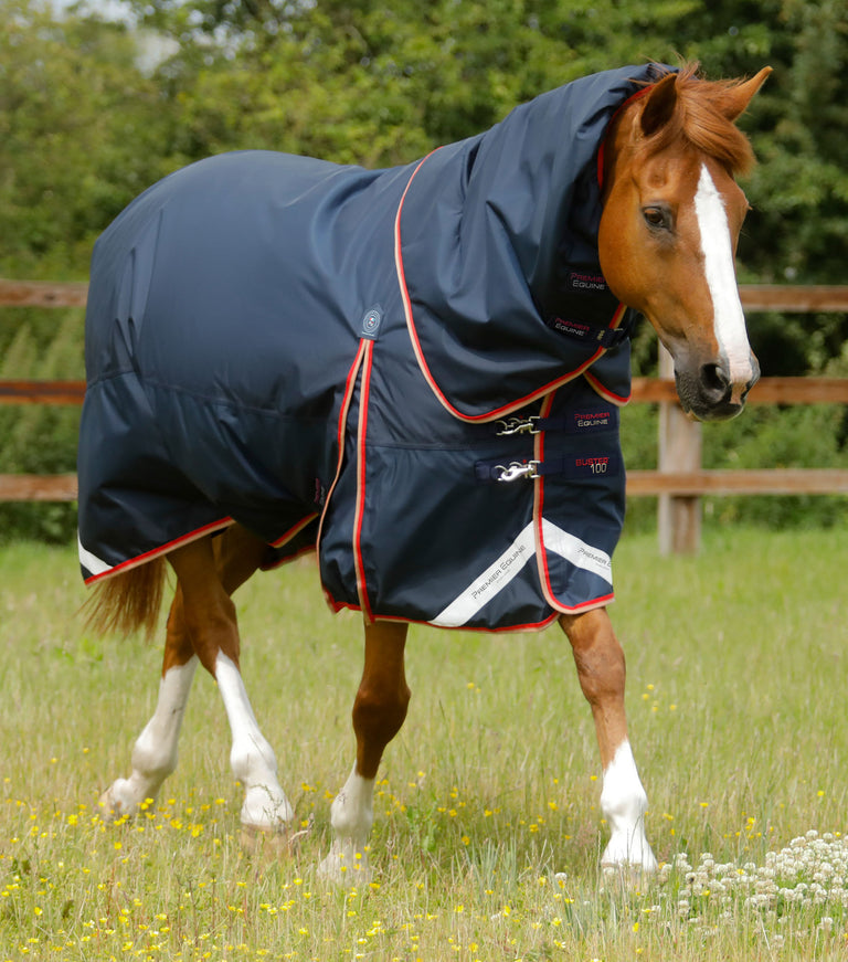MARKED - Buster 100g Turnout Rug with Snug-Fit Neck Cover