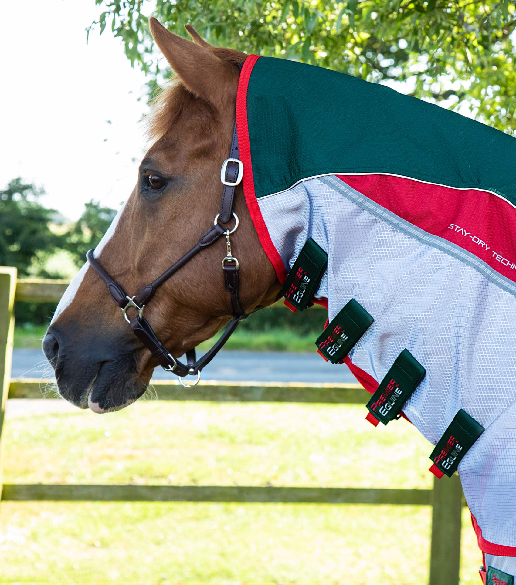 Fly Rug Use Buster Stay-Dry Super Lite Fly Rug Green