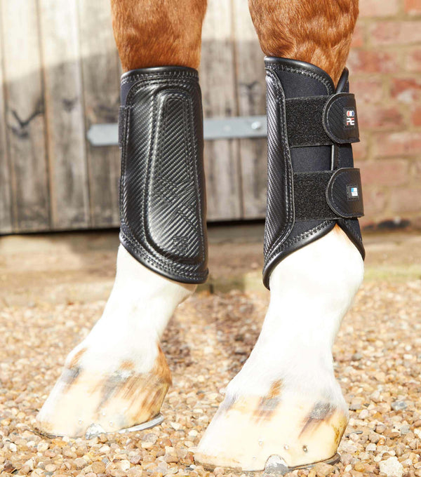 Carbon Air-Tech Double Locking Brushing Boots