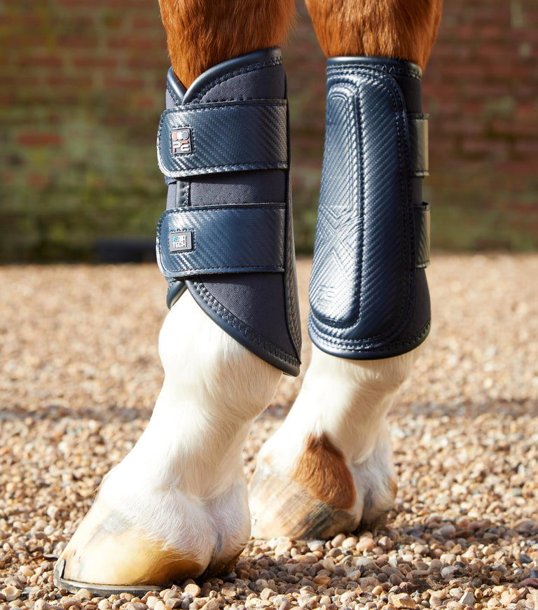 Carbon Air-Tech Double Locking Brushing Boots