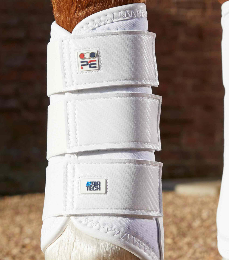 Carbon Air-Tech Single Locking Brushing Boots