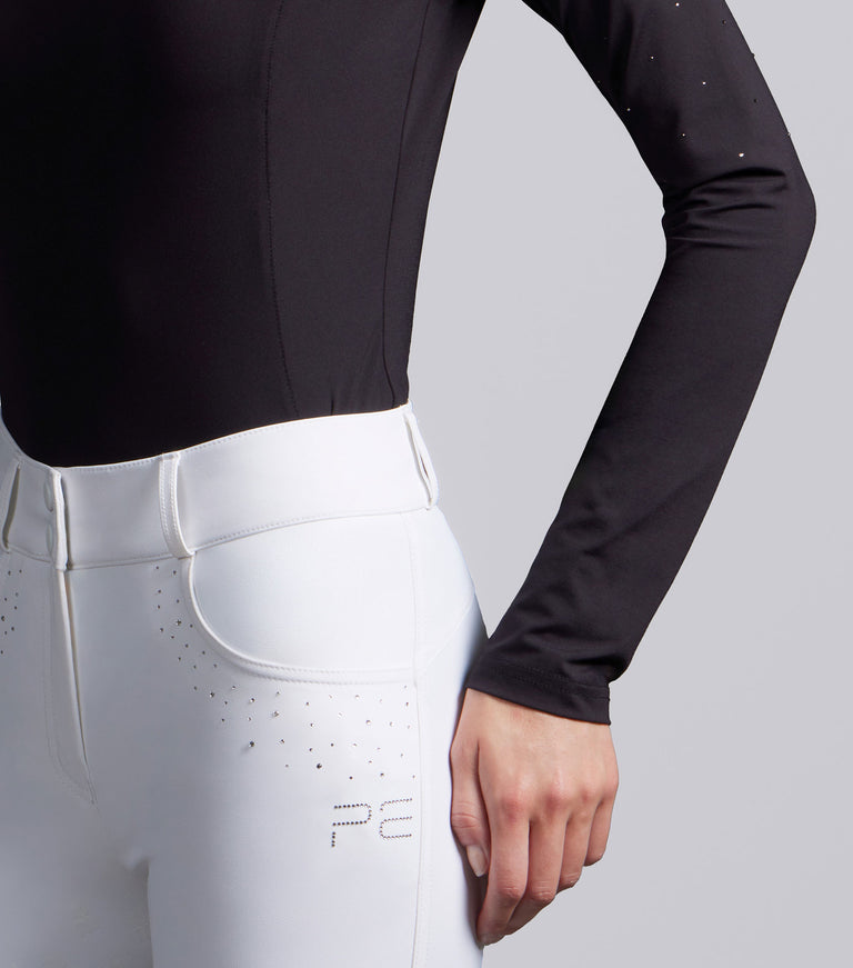 Cristalli Womens Long Sleeve Comp Shirt