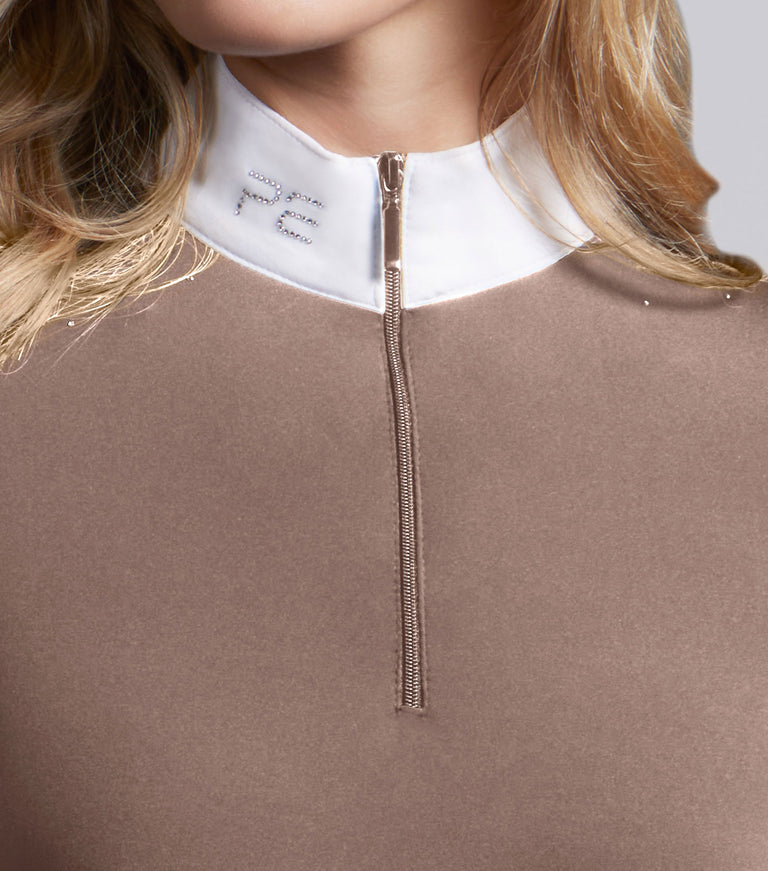 Cristalli Womens Long Sleeve Comp Shirt