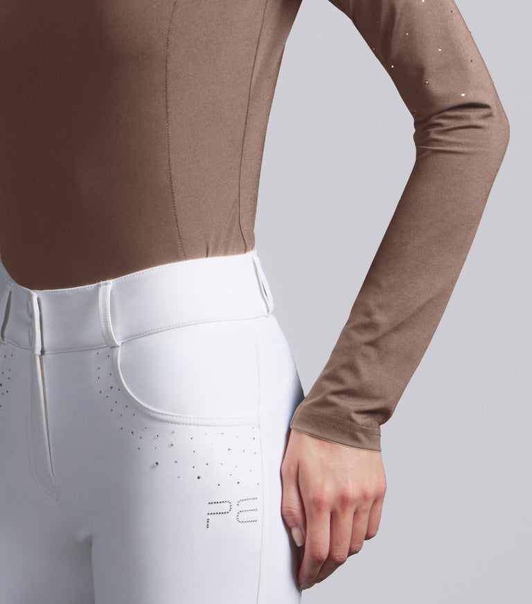 Cristalli Womens Long Sleeve Comp Shirt