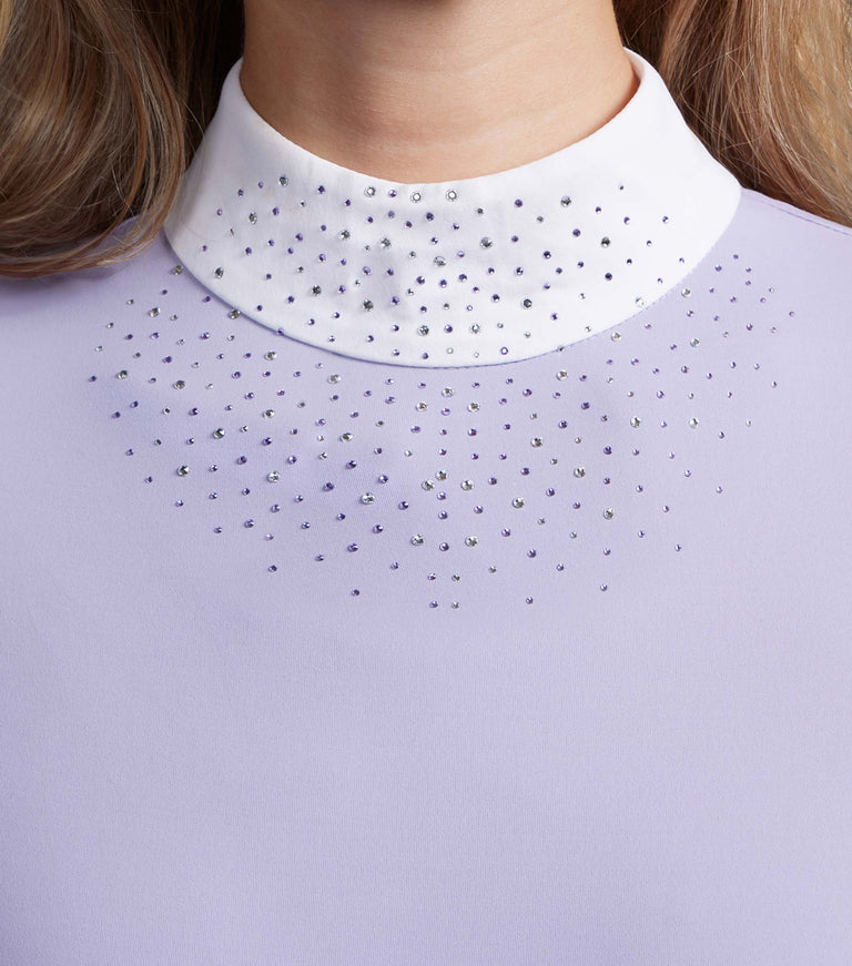 Cristalli Womens Short Sleeve Comp Shirt