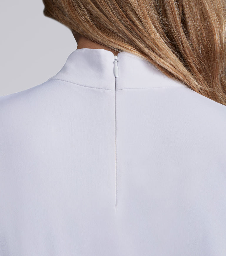 Cristalli-womens-short-sleeve-comp-shirt-white-Colour:Black
