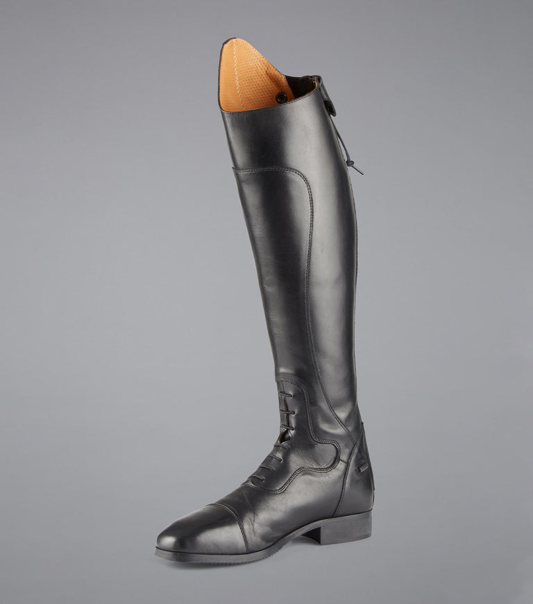 Dellucci Ladies Long Leather Field Riding Boot - Black – Premier Equine ...
