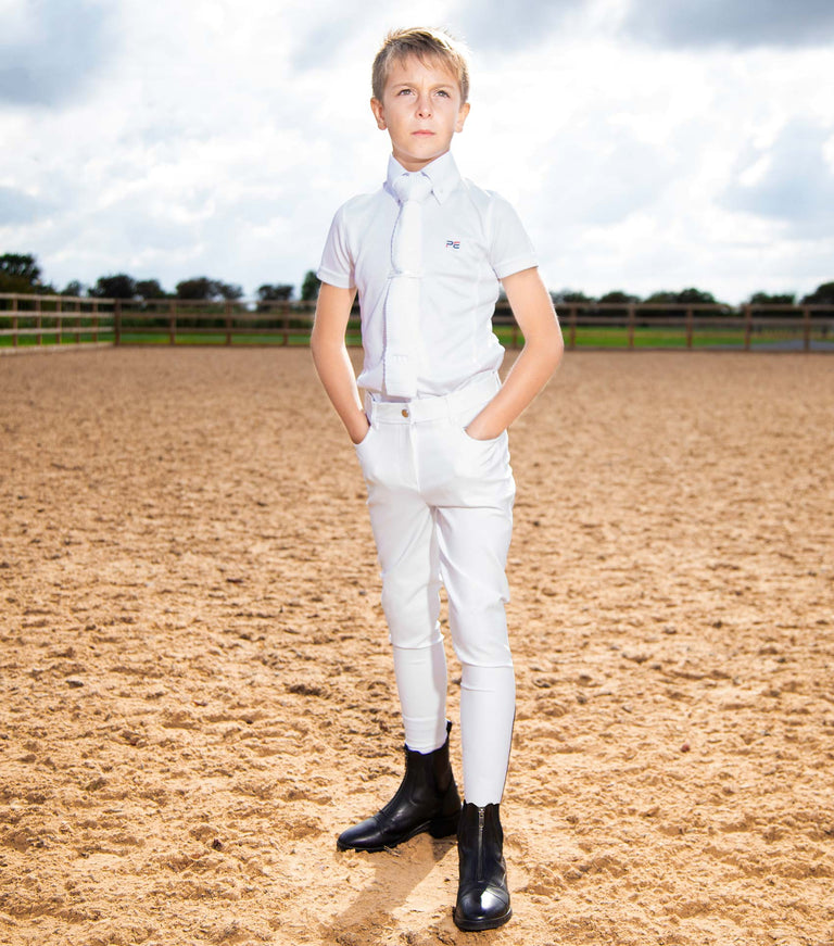 Derby Boys Competition Riding Breeches Premier Equine Int. Ltd