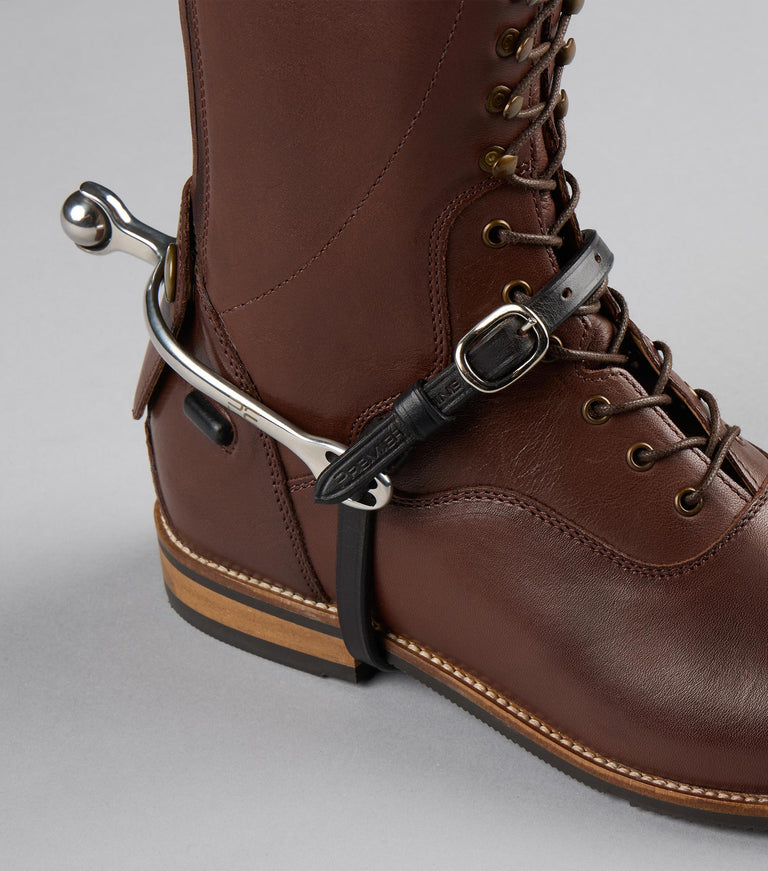 European-Aniline-Stirrup-Leathers-Dark-Havana