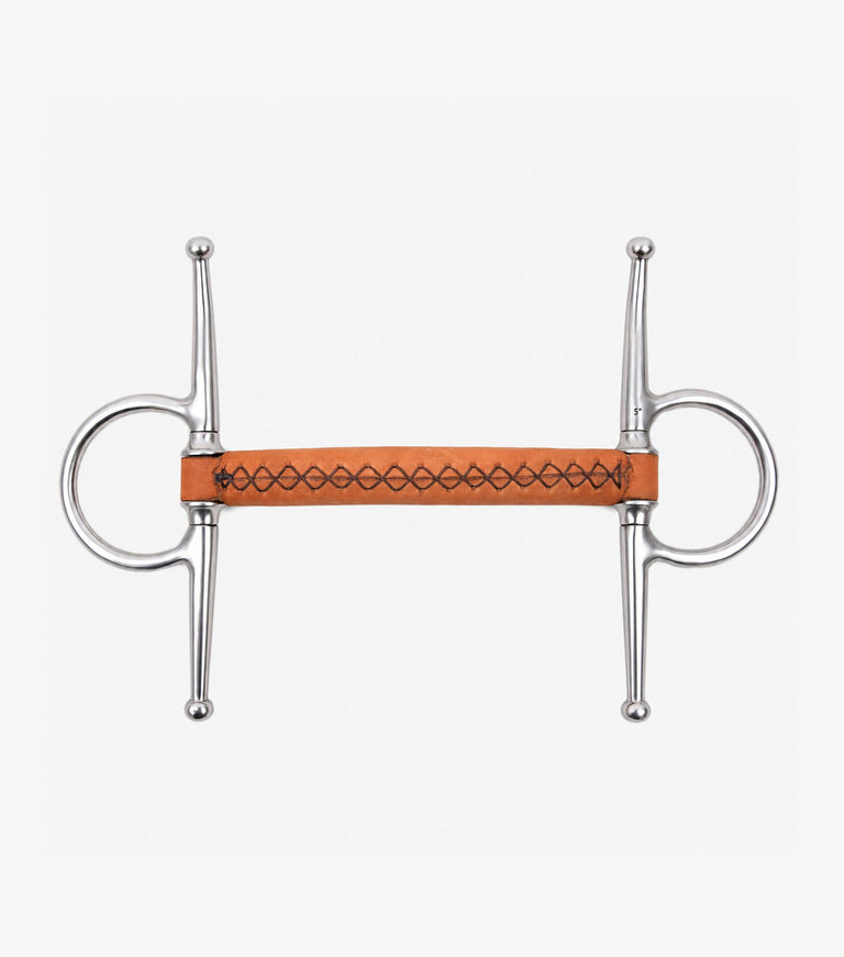 full leather full cheek with straight bar