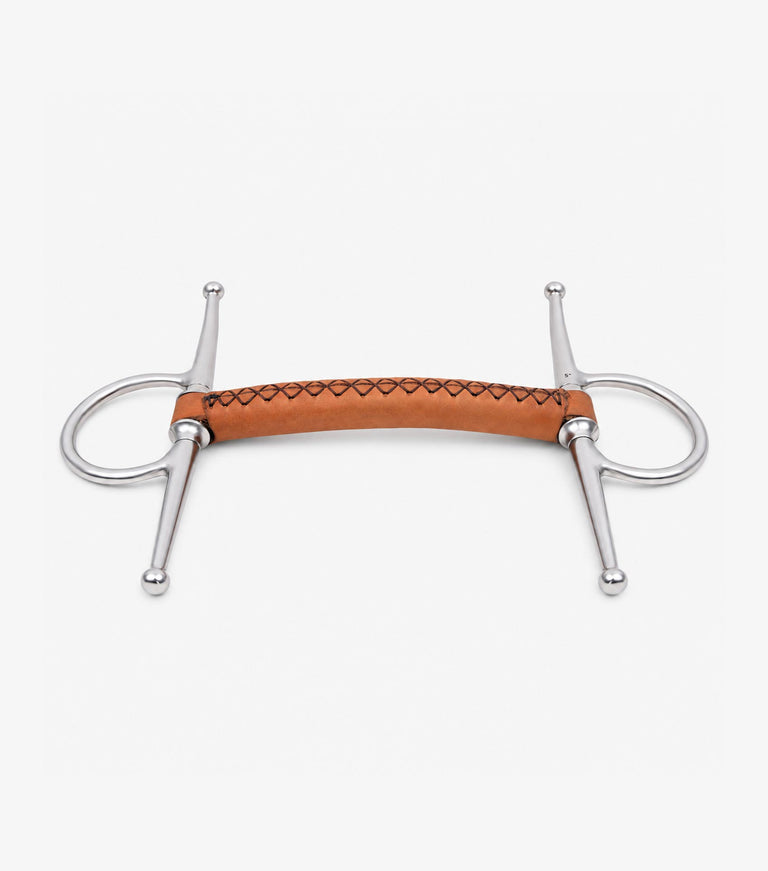 full leather full cheek with straight bar