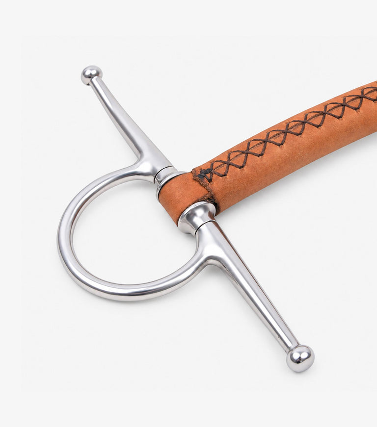 full leather full cheek with straight bar