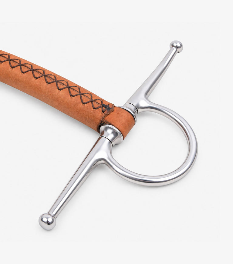 full leather full cheek with straight bar