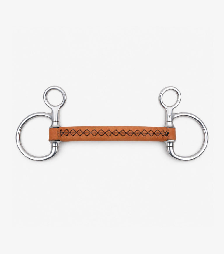 full leather hanging cheek with straight bar