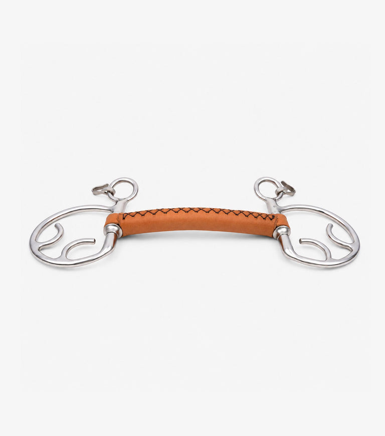 full leather kimblewick with straight bar