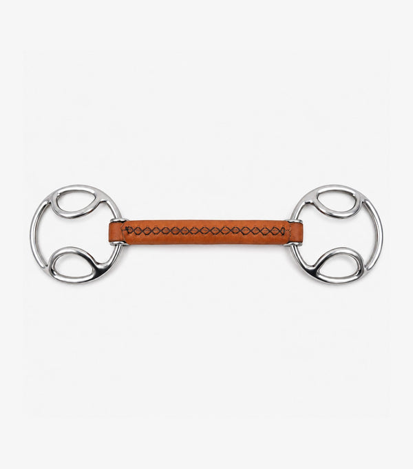full leather loose ring bevel with straight bar