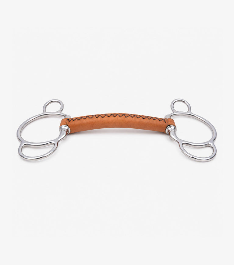 full leather universal fixed ring with straight bar