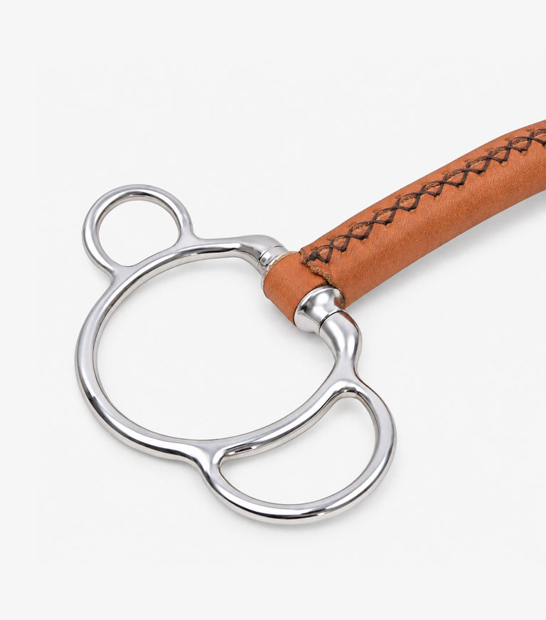 full leather universal fixed ring with straight bar